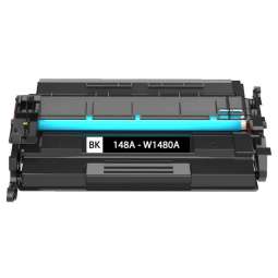 Compatible HP W1480A (148A) toner cartridge - WITH CHIP - high capacity black