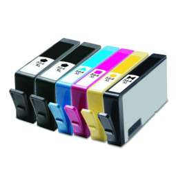 Remanufactured inkjet cartridges Multipack for HP 564XL 6 pack - 123 Refills