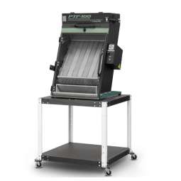 Vastex PTF-100 with Stand and D100 Conveyor Dryer